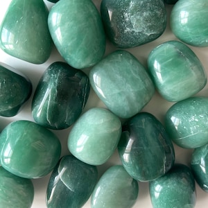 LARGE Tumbled Green Aventurine | Good Luck Crystal | Opportunity | Prosperity | Abundance