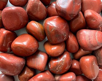 Red Jasper Tumbled | Grounding Crystal | Defense