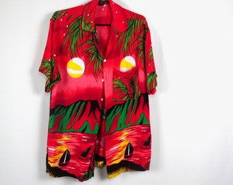 Vintage camisa hawaiana Unisex