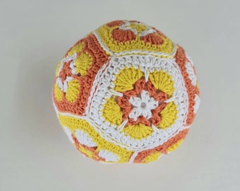 Ballon bébé au crochet, balle bébé crochet, jouet pour bébé