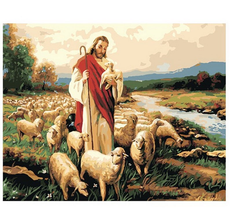 Jesus Christ Paint by Number Kit Home Decoration Color by Etsy