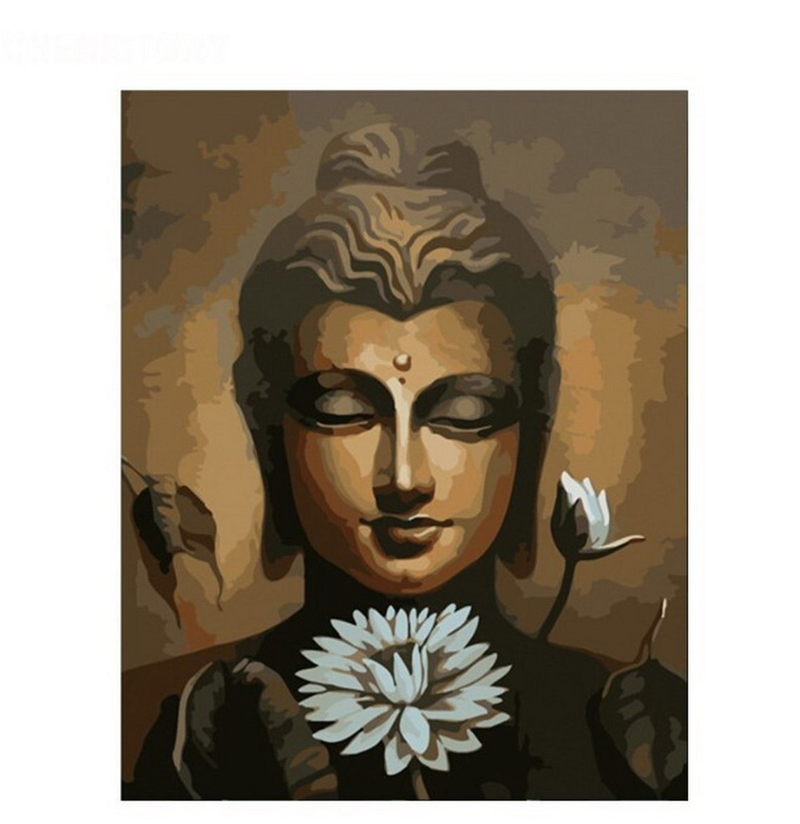 Buddha Religion Paint by Number Kit Home Decoration Color by Etsy