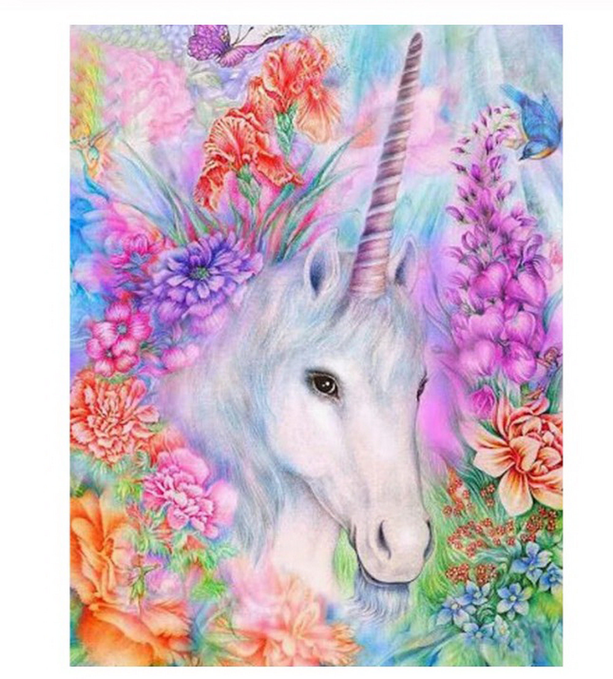 Unicorn Paint Number kit Home Decoration Color by Number Etsy