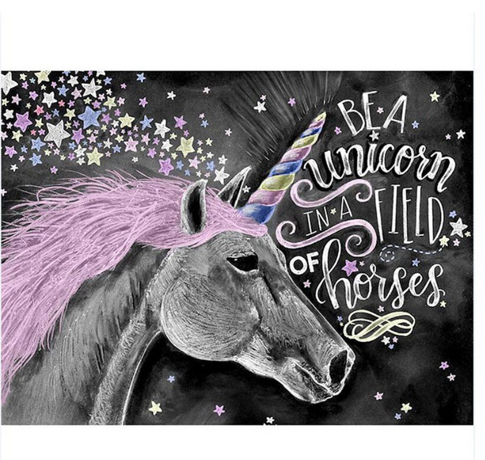 Unicorn Paint by Number kit Home Decoration Color by Number Etsy
