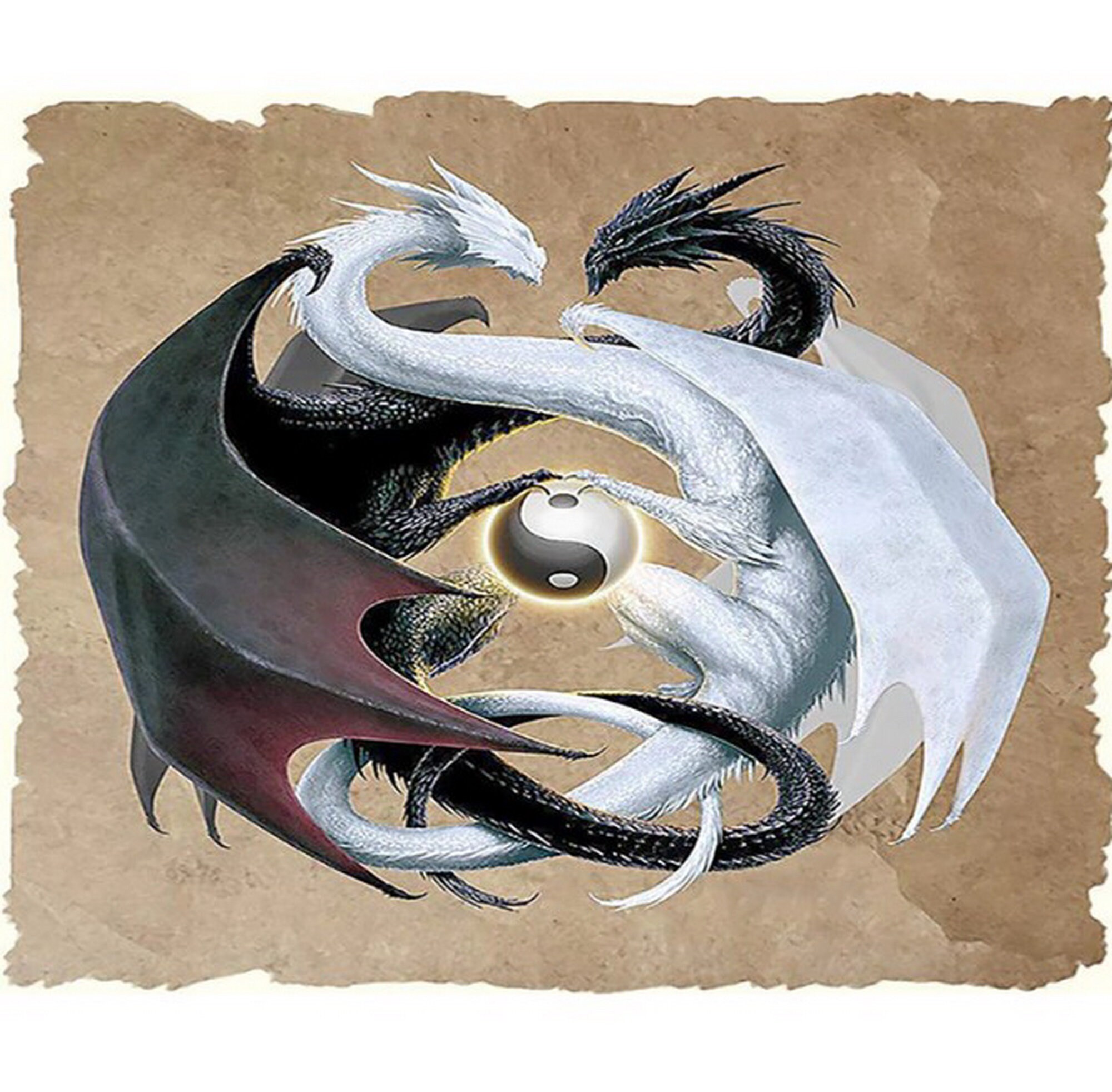 Twee Dragon Paint by Number kit Home Decoration Color by Etsy