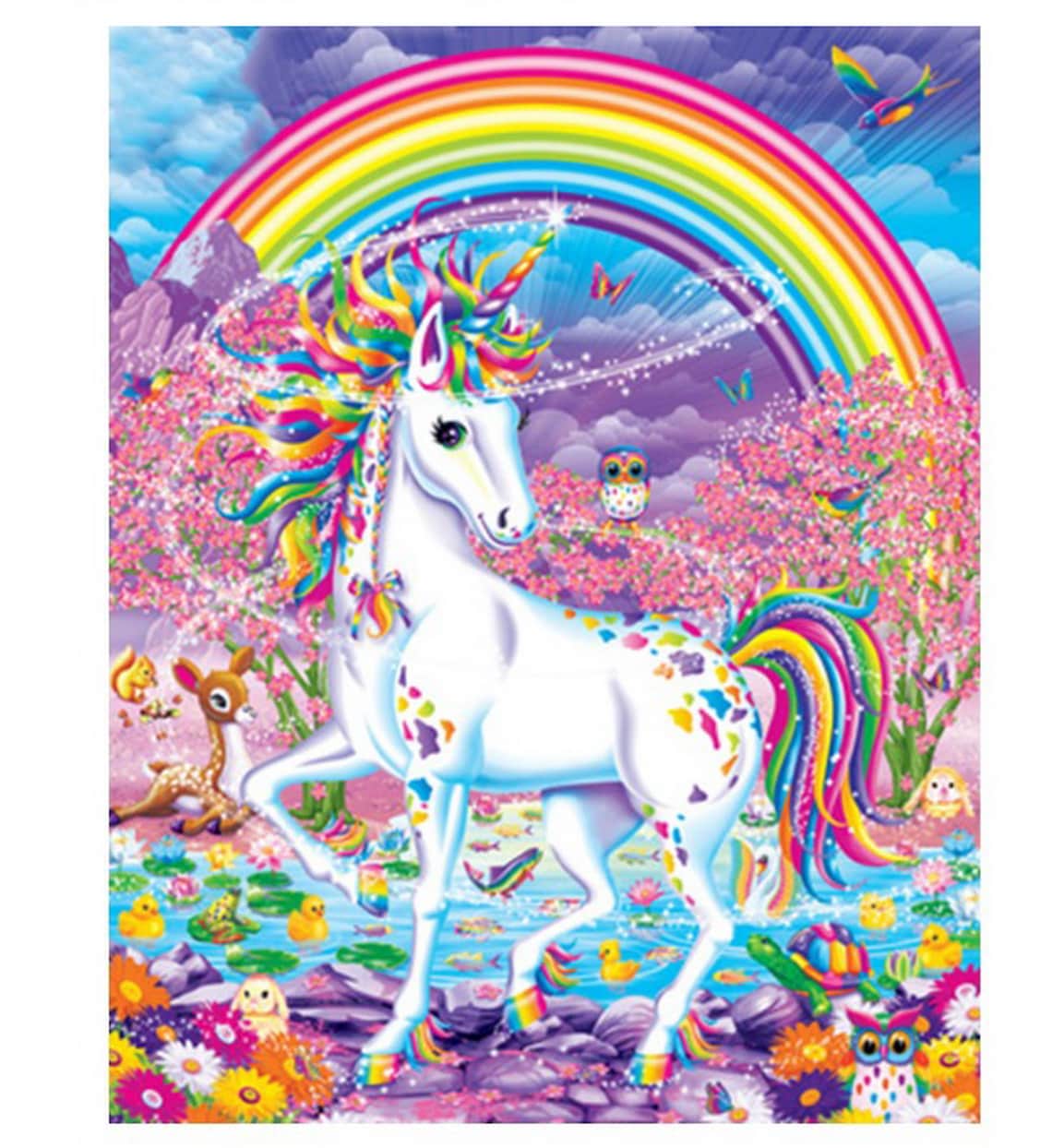 Unicorn Paint by Number Kit Home Decoration Color by Number Etsy