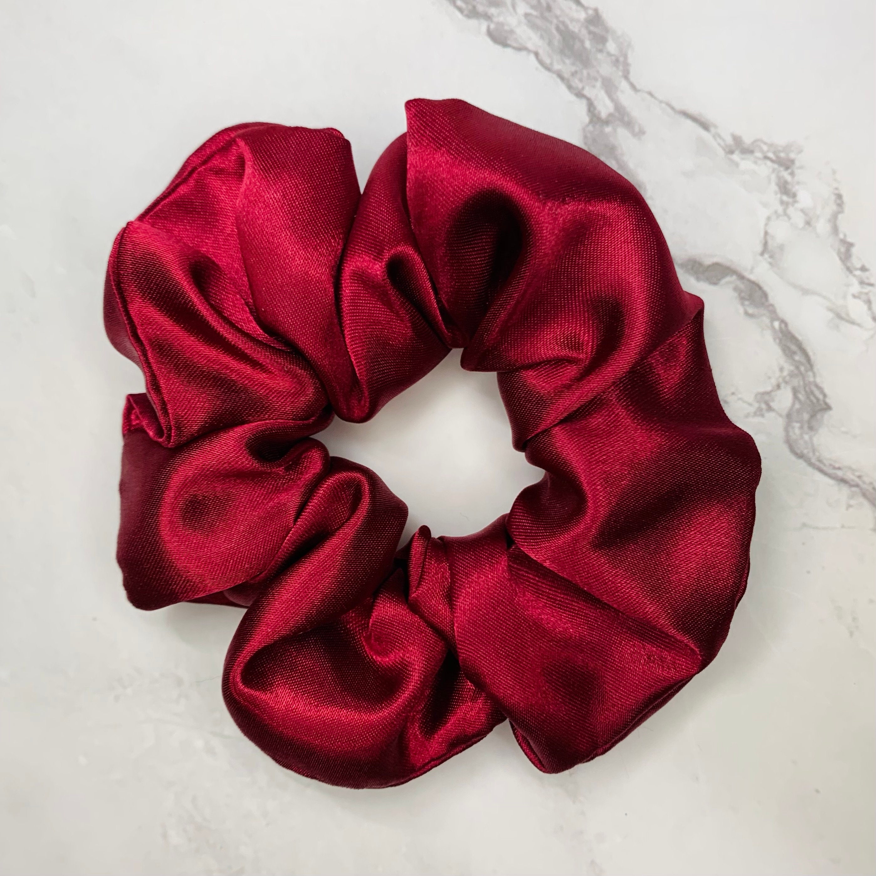 Red Silk Scrunchie, Luxury Silk Hair Tie, Valentines Gift, Galentines Hair  Accessories, Anti Frizz Scrunchy, Oversized Scrunchy, Handmade UK -   Canada