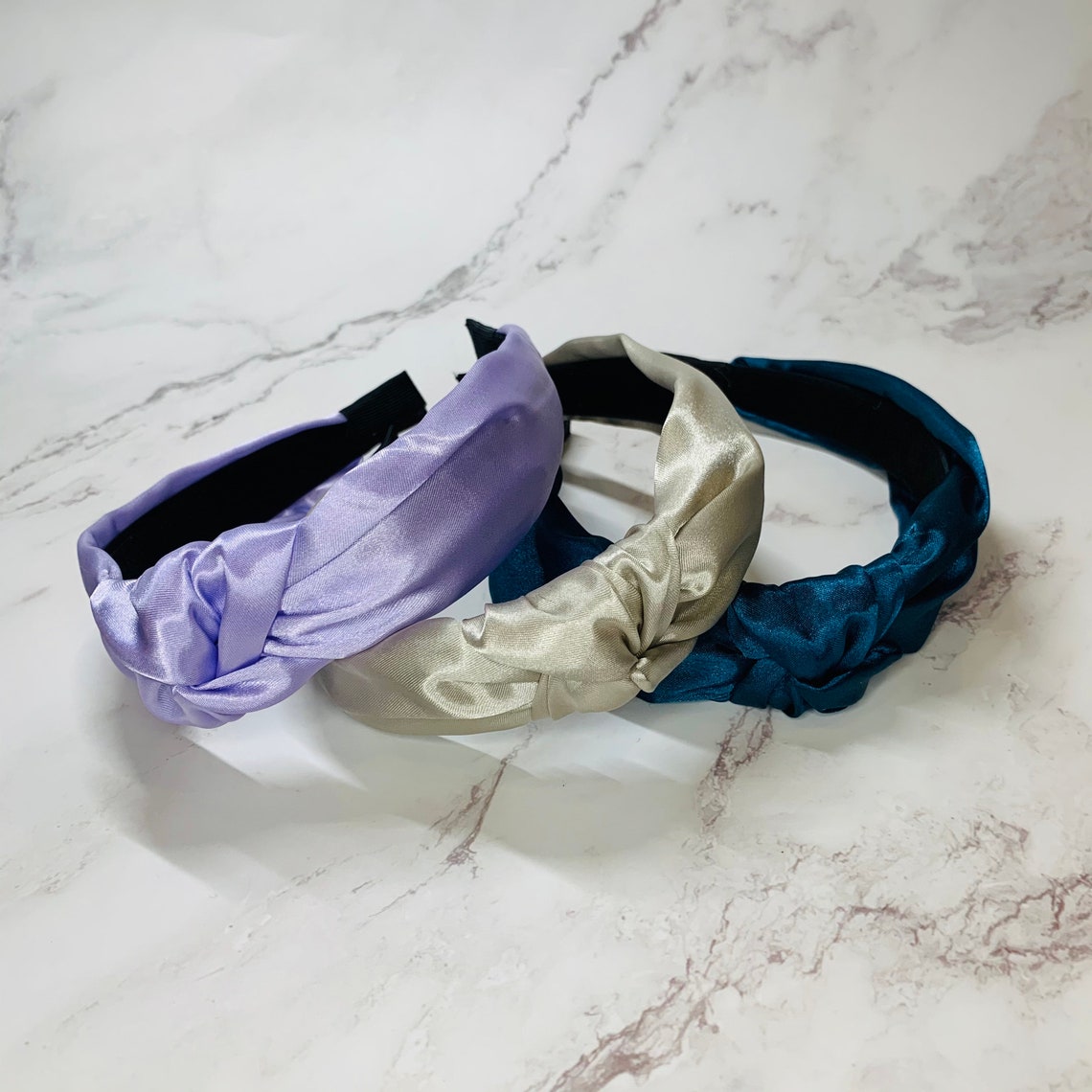 Lilac Silk Knot Headband - Etsy