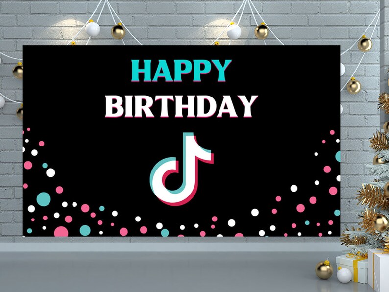 Tik Tok Happy Birthday Clip Art