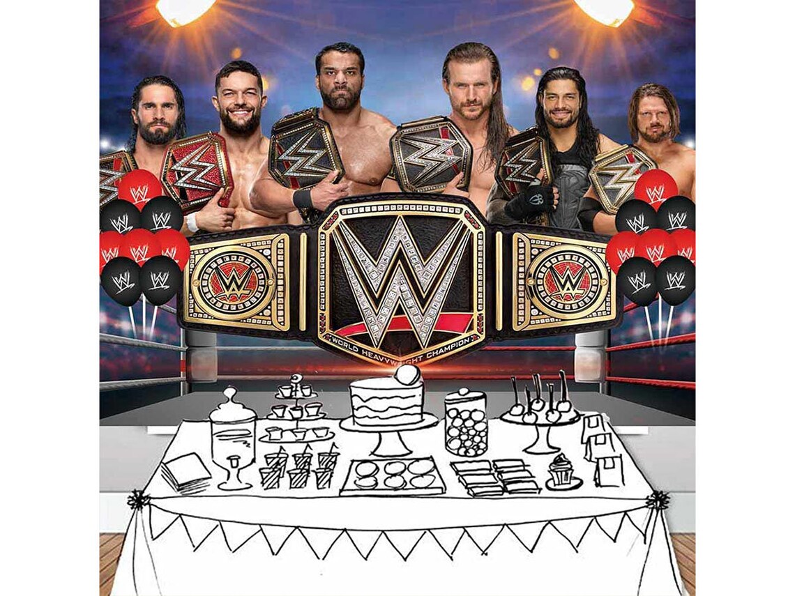 WWE Banner Boxing Arena Backdrop Boxing Match Stadium Etsy