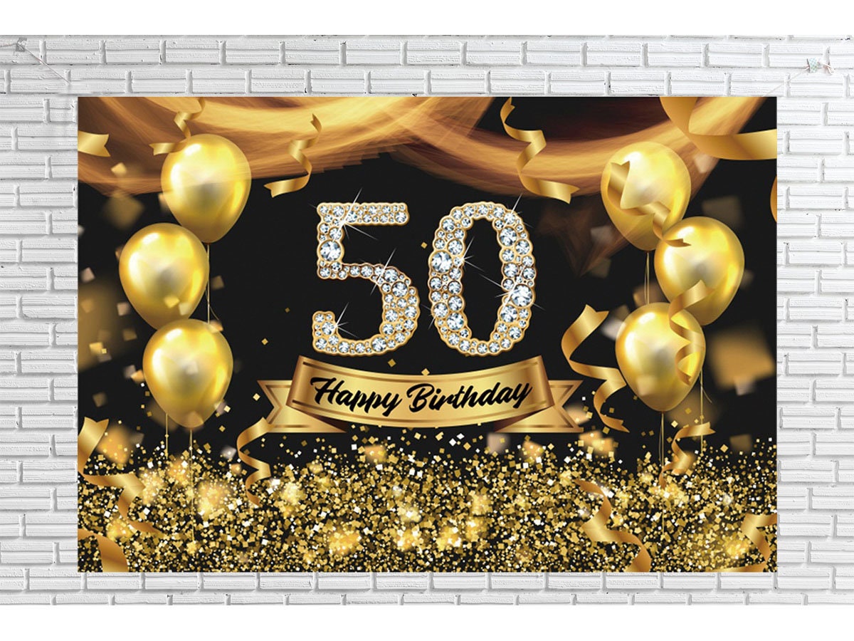 50 Birthday Background