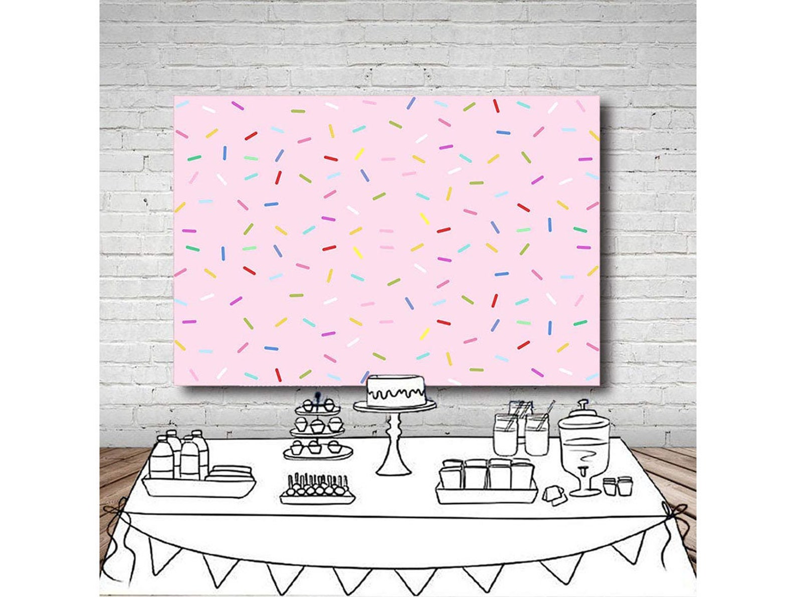 Baby Birthday Party Decoration Pink Girl Baby Shower Party Etsy Baby Birthday Party Decoration Pink Girl Baby Shower Party Etsy