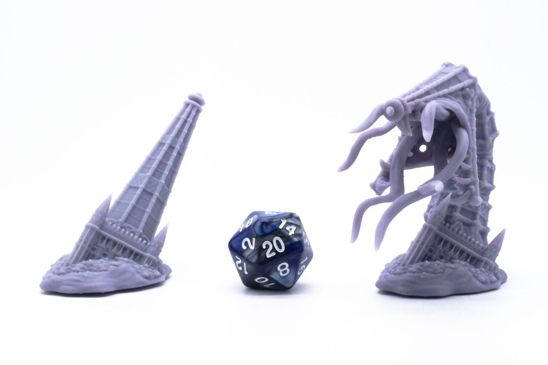 Mimic Building Mimic Ruined Building - Miniature - Tabletop - Collectable - Figure ...