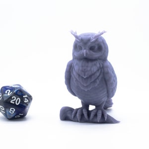 Búho chico - Miniatura - Mesa - Coleccionable - Figura - RPG