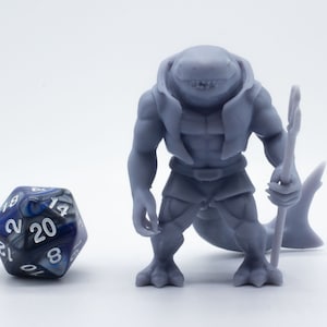 Shark guard of Atlantis - Miniature - DND - Tabletop