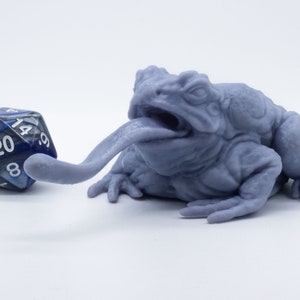 El sapo atacante - Miniatura - Mesa - Coleccionable