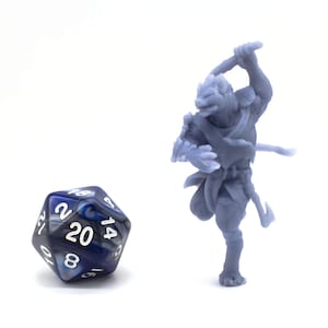 Attacking Gnoll - Miniature - De table - À collectionner - Figurine - RPG