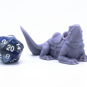 Lizard Mount - Miniature - Tabletop - Collectable - Figure - RPG