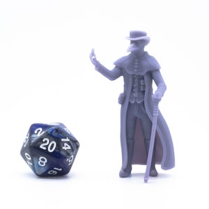 Refined Plague Doctor - Miniature - Tabletop - Collectable - Figure - DND