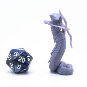 Serpent Archer (Yuan Ti) - Miniature - Tabletop - Collectable - Figure - RPG
