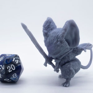Guardian Mice - The Sword Mouse - Miniature - Tabletop - Collectable
