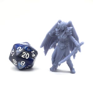 Fallen Angel Paladin - Miniature - Tabletop - Collectable - Figure - RPG