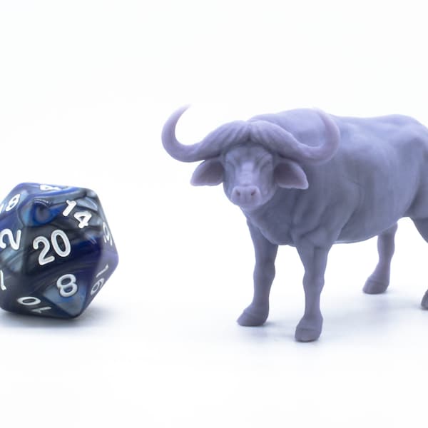 Cape Buffalo - Miniature - Tabletop - Collectable - Figure - RPG