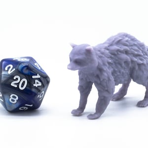 Standing Raccoon - Miniature - Tabletop - Collectable - Figure - RPG