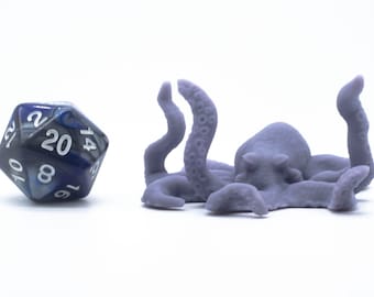 Angry Octopus - Miniature - Tabletop - Collectable - Figure - RPG