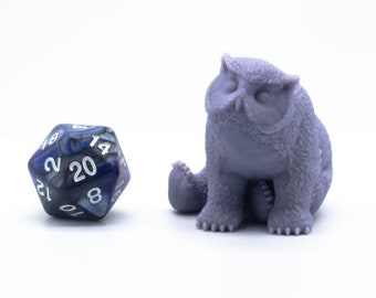 Owl Bear Cub - Miniature - Tabletop - Collectable - Figure - RPG