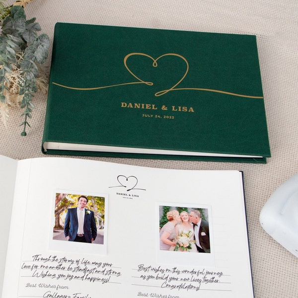 Polaroid Wedding Photo Album Custom Instax Bridal Baby Shower Guest Book