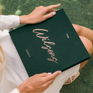 Personalisiertes Fotoalbum Selbstklebendes Jubiläumsalbum Familienbuch
