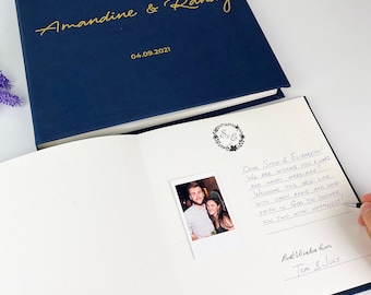 Instax Wedding Photo Album Personalized Polaroid Guest Book Bridal Shower Gift For Her