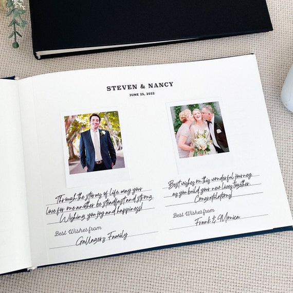 Instax Polaroid Guest Book Personalized Wedding Photo Album