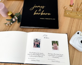 Instax Guest Book for Wedding Photo Album Personalized Birthday Party Gift Polaroid Wedding Guest Book
