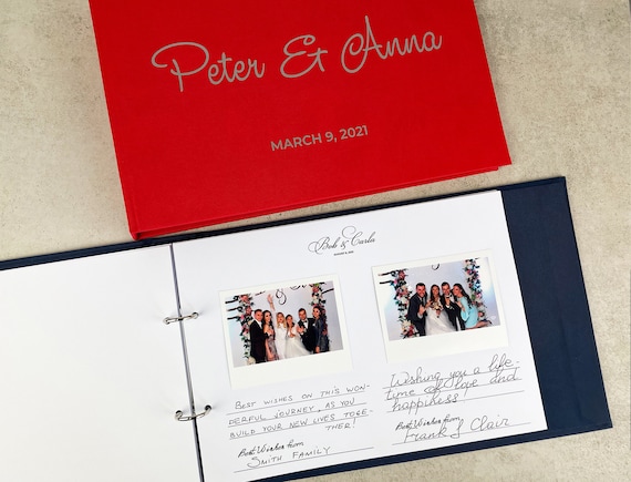 Album fotografico Polaroid Personalizzato Matrimonio Instax Mini Regalo Foto  istantanee Libro degli ospiti -  Italia