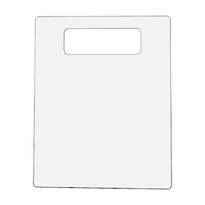 10&quot;W x 15&quot;H Shirt Folding Board Acrylic Laundry Organizer