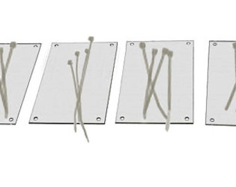 4 ペットケージシールドライナー 柔軟でしなやかなウサギ ハムスター シュガーグライダー モルモットケージ 尿ガード サイドライニング 動物生息地ライナー クリア