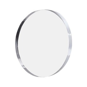May include: A clear round acrylic disc.