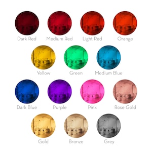 Round Acrylic Mirror DIY Blank Round Discs Smooth Edge Plexiglass Circles .118 - 3MM Thick Masked Mirror