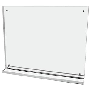 11&quot; B x 8,5&quot; H Schilderdisplay mit Sockel, Fotohalter, dickes Acryl