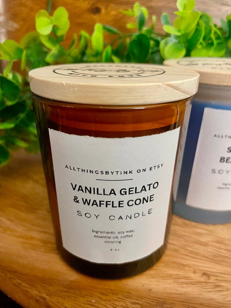 Handmade Soy Candles Personalized and Customized Etsy