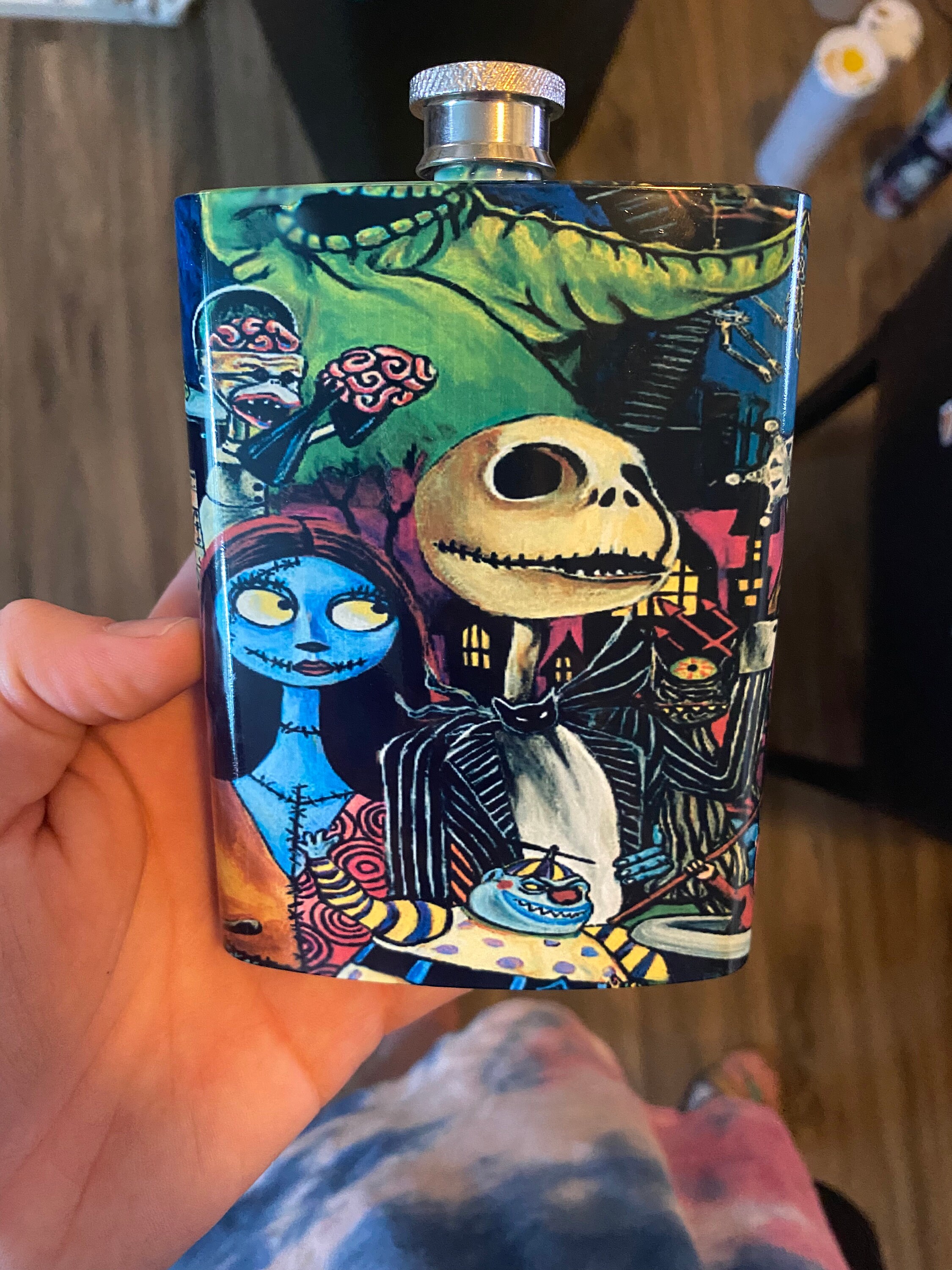 Nightmare before Christmas tumbler | Etsy