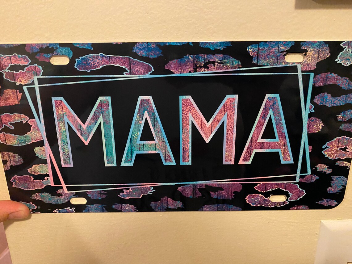 Mama license plate design fun license plates create your Etsy