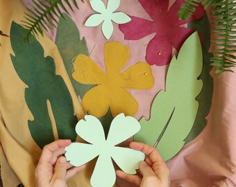 FLORA Template Set + Effortless Needle Turn Appliqué eBook DIGITAL DOWNLOAD