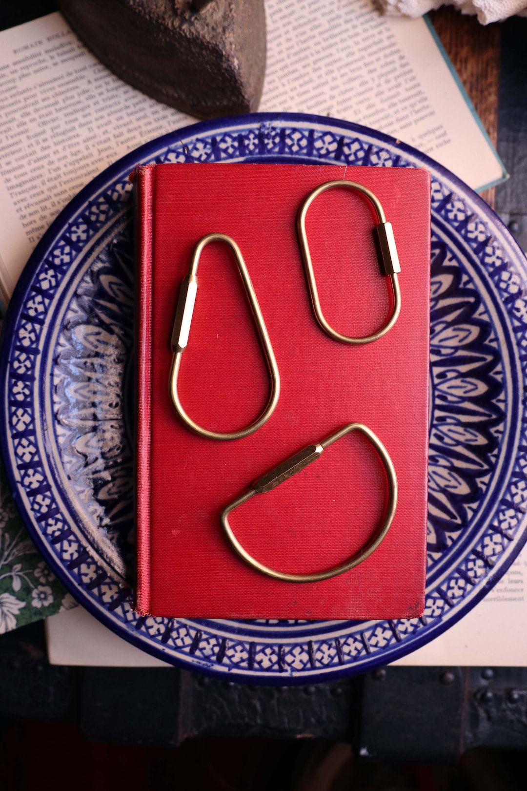 Brass Floss Ring for Holding Floss Cards // Embroidery Floss Storage ...