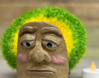 Silly Face Napkin or Sponge Holder Buddy