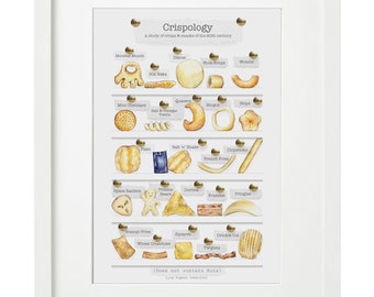 Crispology Art Print: Celebration of Crisps & Snacks