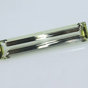 Natural Aquamarine Baguette, Beautiful Baguette Cut Big Skinny,5.18Ct., March Birthstone, Faceted Loose Stone, Engagement Ring, 26.5x5.5mm