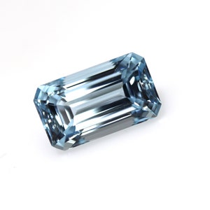 Natural Aquamarine Baguette Cut |4.64Ct. Loose Aquamarine Gemstone |March Birthstone | Custom Sizes |Jewelry Making |Gift for Her 12.8x7.5mm